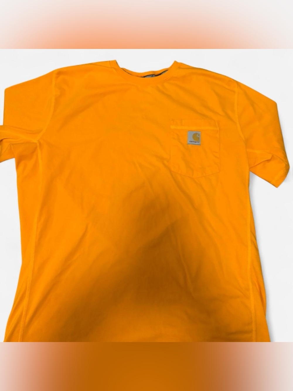 Carhartt Men’s Short-Sleeve Pocket Tee - Bright Orange